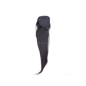 Human Hair Extensions Straight Ponytails Hairpieces Natural Pony Tail