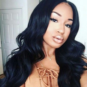 Lace Front Human Hair Wigs 100% Brazilian Virgin Human Hair Wig Body Wave Pre-Plucked Natural Hair Line