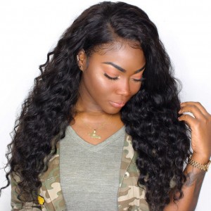 Loose Wave 360 Lace Wigs Brazilian Virgin Hair Full Lace Wigs 150% Density Human Hair Wigs