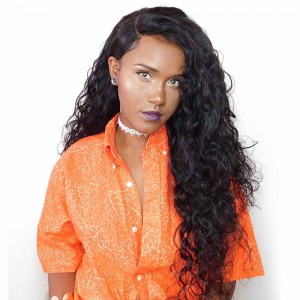 Water Wave 150% Density Brazilian Wigs Natural Hair Line Human Hair Wigs