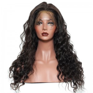 100% Human Hair Wigs Loose Wave 360 Circular Lace Wigs Brazilian Virgin Hair Full Lace Wigs