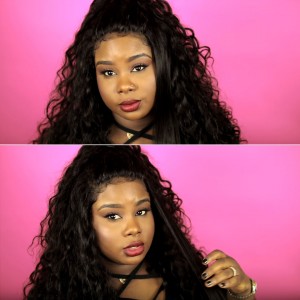  Loose wave 360 Lace wig Brazilian 9A Virgin Human Hair Pre Pluecked 180% density