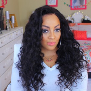 250% High Density Glueless Full Lace Wigs Human Hair with Baby Hair for Black Women Natural Hair Line