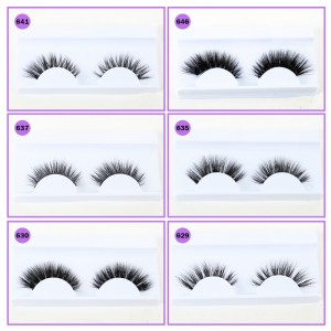 3D Mink Lashes 6 Paris Mixed Style Supernatural Eyelashes Handmade Thick False Eyelash Makeup Beauty