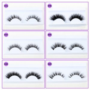 3D Mink Lashes 6 Paris Mixed Style Supernatural Eyelashes Handmade Thick False Eyelash Makeup Beauty