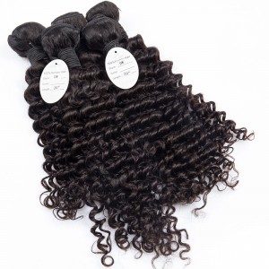 8A Brazilian Virgin Hair Deep Wave 100% Human Hair Extensions Brazilian Deep Wave Hair Bundles