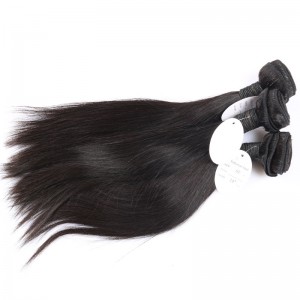 100% Human Hair Brazilian Virgin Hair Straight Hair Extensions Weave Bundles