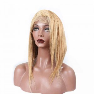 Silky Straight 250% Density Lace Front Wig Pre-Plucked Glueless Full Lace Wigs with Baby Hair