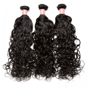 Brazilian Virgin Hair Water Wave Hair Extensions 3 Bundles 100% Human Hair (