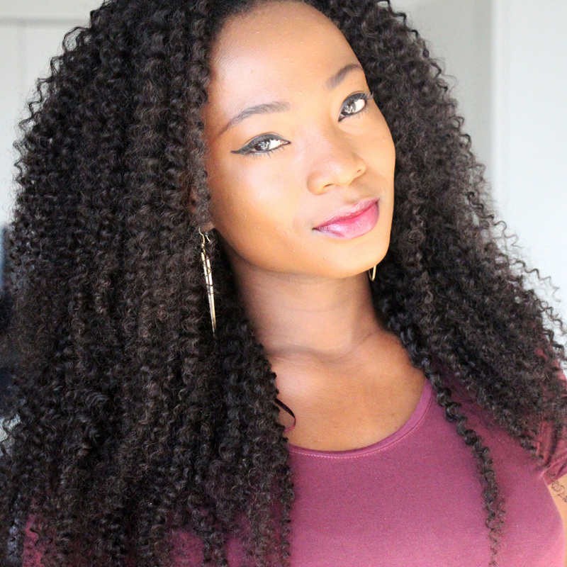 250% Density Full Lace Human Hair Wigs Mongolian Afro ...