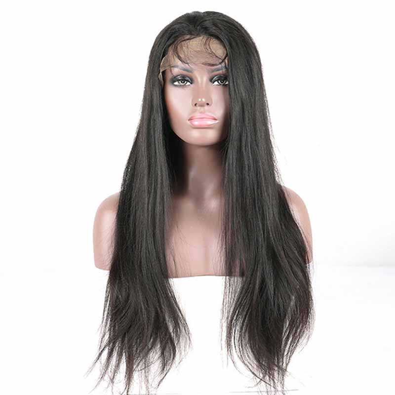 Pre-Plucked Natural Hair Line Lace Front Ponytail Wigs ...