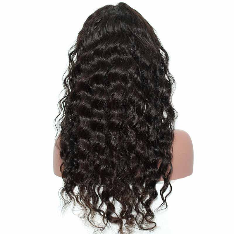 Brazilian Wigs 150% Density Loose Wave Lace Front Ponytail ...