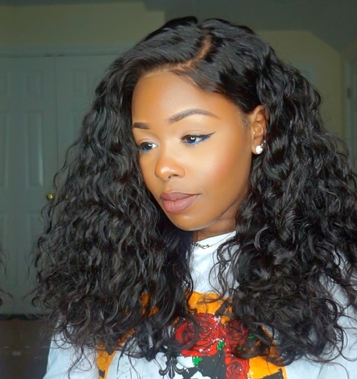 Brazilian Virgin Hair Water Wet Free Part Lace Closure ...