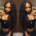 Natural Color High Quality 100% Brazilian Virgin Human Hair Wig Deep Wave Lace Front Wigs