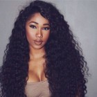 250% Density Wig Pre-Plucked Natural Hair Line Deep Wave Indian Hair Lace Wigs with Baby Hair for Black Women