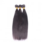 Natural Color Straight Hair Extensions Weave 3 Bundles Brazilian Virgin Human Hair