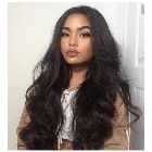 Nice Hair  Body Wave Hair 360 Lace Wigs Virgin Brazilian 100% Human Hair Wigs 