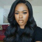 Lace Front Human Hair Wigs Elastic Cap 100% Human Hair Wig Body Wave Pre-Plucked Natural Hair Line