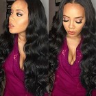 Human Hair Wigs for Black Women Elastic Cap Lace Front Human Hair Wigs Body Wave Pre-Plucked Natural Hair Line
