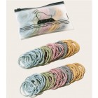 Comingbuy 50PCS New Hair Bands Women Girls Scrunchies Chifffon Ties Girls Ponytail Holders Rubber Band Hairband Hair Accessories Gift Rubber bands for hair