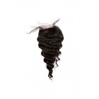 Natural Color Loose Wave Peruvian Virgin Hair Free Part Lace Closure 4x4inches 
