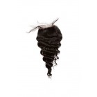 Natural Color Loose Wave Peruvian Virgin Hair Free Part Lace Closure 4x4inches 