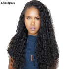  Deep Curly Upgrade full Lace Wigs Human Wig With Baby Hair Pre-Plucked Natural Hair Line_Comingbuy