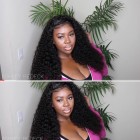 Natural Hair Line  Human Hair Wigs Deep Curly 150% Density Brazilian Wigs 