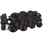 Natural Color Brazilian Virgin Hair Body Wave Human Hair Extensions 