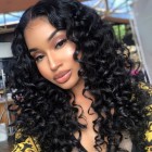 13x6 Lace Front Human Hair Wigs For Women Pre-Plucked 250% Density Brazilian Loose  Curly Human Hair Wig With Baby Hair ComingBuy Remy