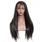 180% Density 360 Lace Wigs  Brazilian Virgin Hair Straight Circular  Natural Hair Line Wigs Full Lace Wigs