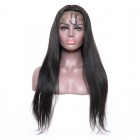 Cheapest Silky Straight 200% Density Lace Closure Wig Pre-Plucked Hairline