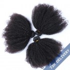 Hot sales Natural Color Mongolian Afro Kinky Curly Virgin Human Hair Weave 3 Bundles