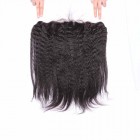 13*4 Lace Frontal With Natural Hairline Kinky Straight Brazilian Virgin Hair Lace Frontal 