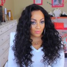 Loose Wave 250% High Density Glueless Lace Front Human Hair Wigs For Black Women