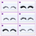 3D Mink Lashes 6 Paris Mixed Style Supernatural Eyelashes Handmade Thick False Eyelash Makeup Beauty 