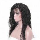 360 Frontal Wig 150% Density Kinky Curly Brazilian Virgin Hair 360 lace Wig With Baby Hair For Black Women Pre-plucked Hairline Comingbuy