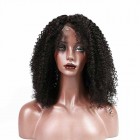 U Part Wig 16inch Kinky Curly Unprocessed Brazilian Virgin Human Hair Wig