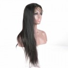 Light Yaki 250% Density Malaysian Virgin Hair Lace Front Wig Full Lace Human Hair Wig With Baby Hair