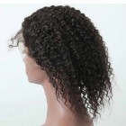 72h Delivery color #2 short 8inch kinky curly full lace Wig with silk top