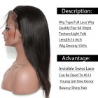 Brazilian Full Lace Wigs 14" 150% Density Light Yaki Swiss Lace Pre-Plucked Natural Hair Line