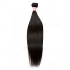 Natural Color Brazilian Virgin Human Hair Silky Straight Hair Weave 1pc Buddle
