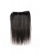 Mongolian Virgin Hair Silky Straight Free Part Lace Closure with 3pcs Weaves