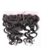 Natural Color Body Wave Peruvian Virgin Hair Lace Frontal Free Part With 3pcs Weaves 
