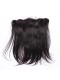 Natural Color Brazilian Virgin Hair Silky Straight Lace Frontal Free Part With 3pcs Weaves