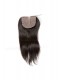 Natural Color Silk Straight Brazilian Virgin Hair Silk Base Closure 4x4inches