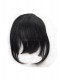 Natural Bang Clip In Bangs Fringe Extensions Colorful Human Hair