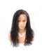 Unprocessed Kinky Curly 250% Density Wigs Brazilian Virgin Human Hair 