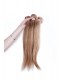 Color #27 Honey Brown Straight Brazilian Virgin Human Hair Weave 3 Buddles