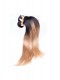 Ombre Hair Weave Color 1b/#27 Straight Virgin Human Hair 3 Bundles